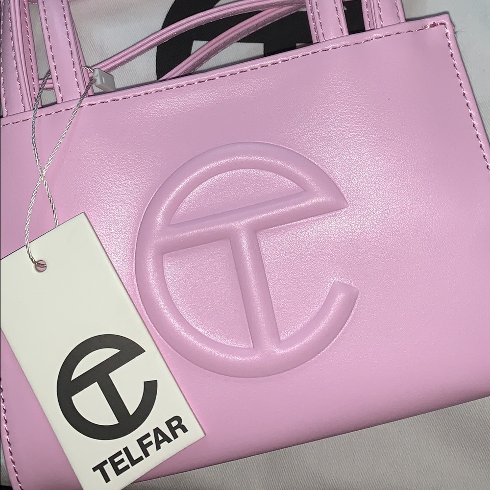 Bubblegum Telfar Small Shopping Bag